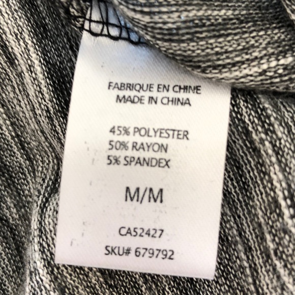 NWD grey/white/black 3/4 sleeve tunic - Picture 9 of 14